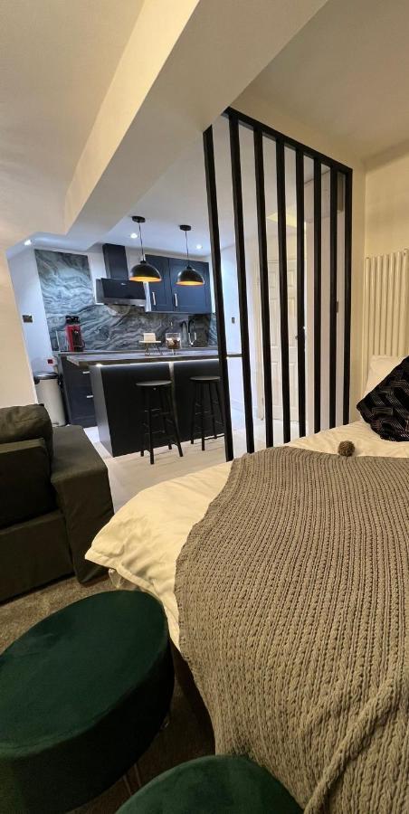 Newly Renovated Modern Studio Apartment In West Kensington Londra Exterior foto